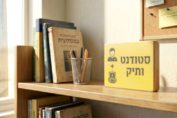 סטודנט ותיק משחק מילים